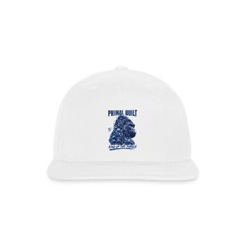 Primal Built: King of the Jungle - Snapback Baseball Cap - white - Front