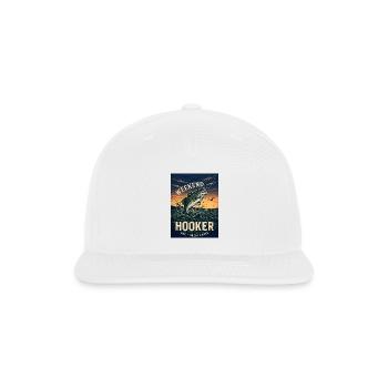 Weekend Hooker Angling Great Lakes - Snapback Baseball Cap - white - Front