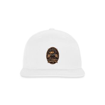 A161_-_Edited_result - Snapback Baseball Cap - white - Front