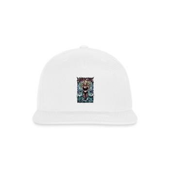 Hardcore Evil Blonde  - Snapback Baseball Cap - white - Front