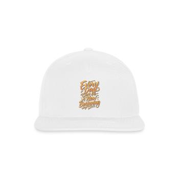 Every Day: A New Beginning - Snapback Baseball Cap - white - Front