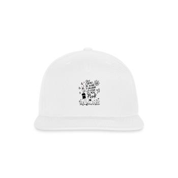 Punk Love and Life Sketch - Snapback Baseball Cap - white - Front