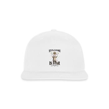 Rats Spelled Backwards Is Star - Snapback Baseball Cap - white - Front