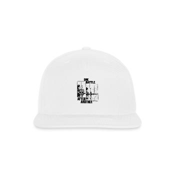 One Battle at a Time Panels - Snapback Baseball Cap - white - Front