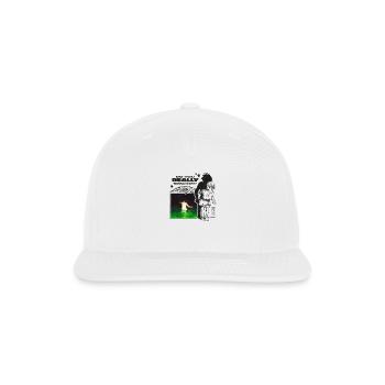 Midnight Echoes Collage - Snapback Baseball Cap - white - Front