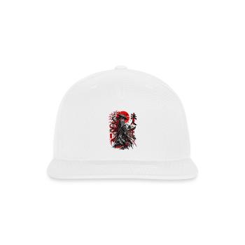 Ronin Under Red Sun - Snapback Baseball Cap - white - Front