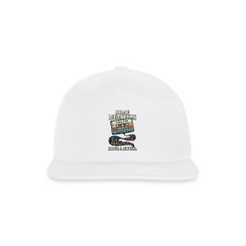 Some Memories Have a Sound - Retro Cassette City - Snapback Baseball Cap - white - Front