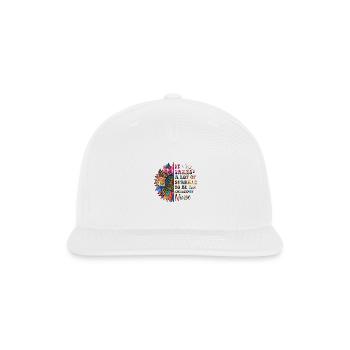 Emergency Nurse SPARKLE - Snapback Baseball Cap - white - Front