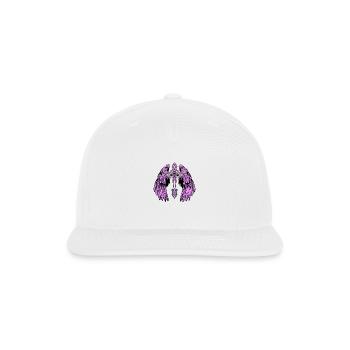 Religious Faith Cross Angel Wings - Snapback Baseball Cap - white - Front