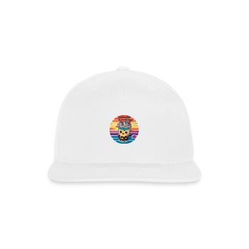 Kawaii bubble tea - Snapback Baseball Cap - white - Front