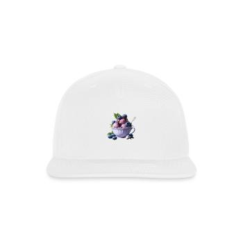 ice cream - Snapback Baseball Cap - white - Front