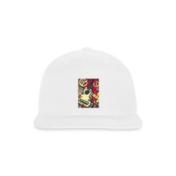 Guitar - Snapback Baseball Cap - white - Front