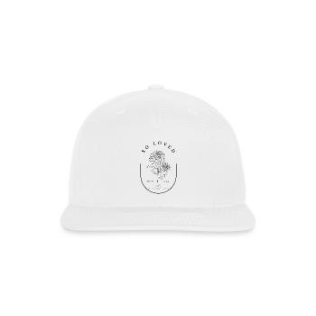 So Loved - Snapback Baseball Cap - white - Front