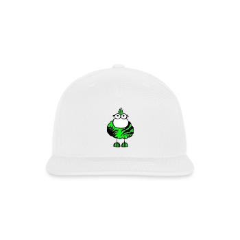 Punk sheep - Snapback Baseball Cap - white - Front