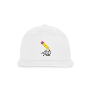 Looking Sharp Writing - Snapback Baseball Cap - white - Front