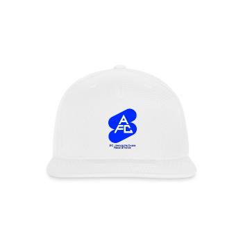 AFC Flash Blue Sign - Snapback Baseball Cap - white - Front