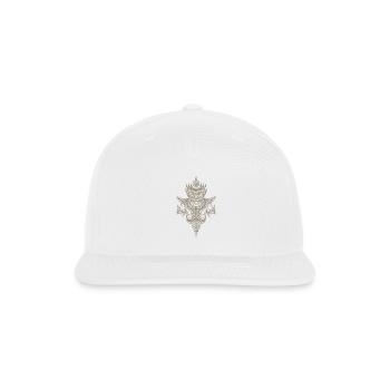 Ornate Golden Guardian Armor - Snapback Baseball Cap - white - Front
