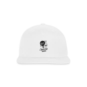 missing_design - Snapback Baseball Cap - white - Front