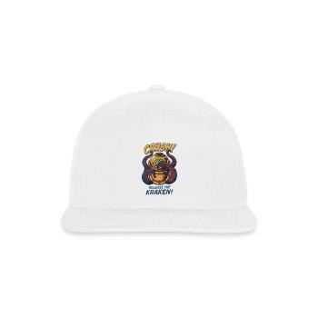 Crush! Release The Kraken - Snapback Baseball Cap - white - Front