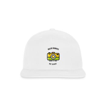 Collect Moments not Things - Snapback Baseball Cap - white - Front