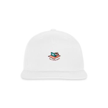 Out of Office LOL - Snapback Baseball Cap - white - Front