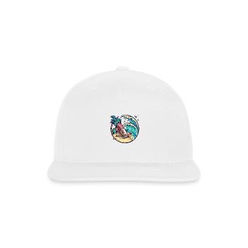 Chill Pill Summer Vacation - Snapback Baseball Cap - white - Front