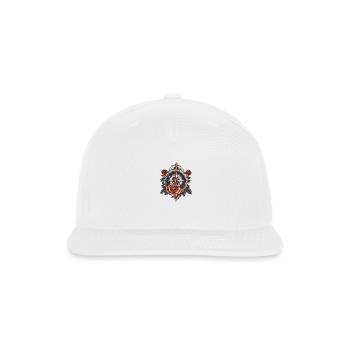 Compass / Roses / travel / Wilderness / Signpost - Snapback Baseball Cap - white - Front