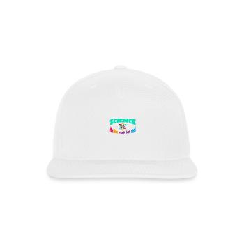 Science It's like Magic but Real - Snapback Baseball Cap - white - Front