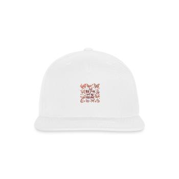 Take The Risk Or Lose The Change - Snapback Baseball Cap - white - Front