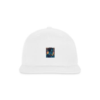 Terrifying character - Snapback Baseball Cap - white - Front
