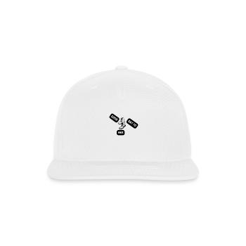 Good Day To Hike - Snapback Baseball Cap - white - Front