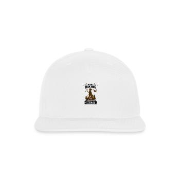 Just hiking - Snapback Baseball Cap - white - Front