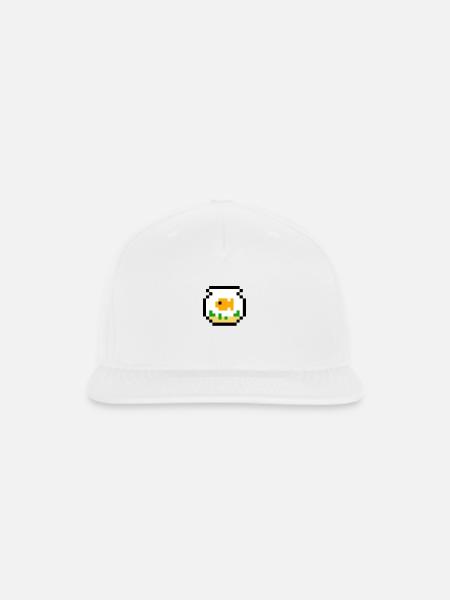 Fish - Snapback Baseball Cap - white