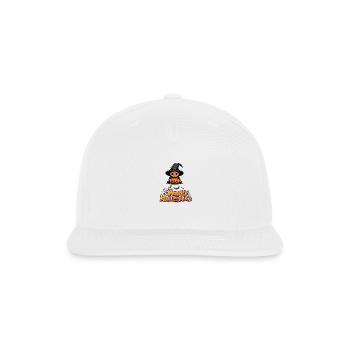 Printed design Happy halloween - Snapback Baseball Cap - white - Front