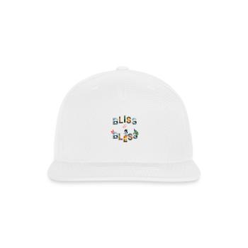 Bliss & Bless - Snapback Baseball Cap - white - Front