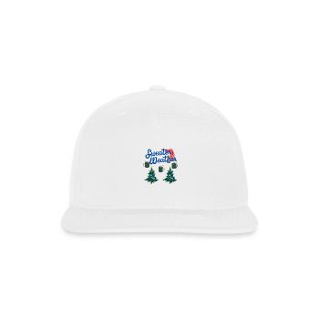 sweet winter season and tree - Snapback Baseball Cap - white - Front