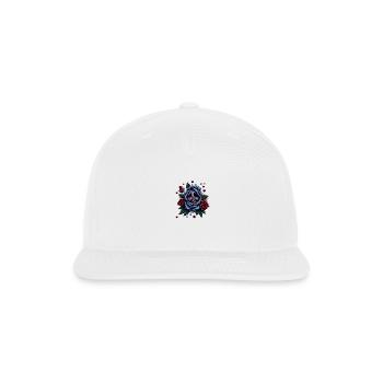 Roses are Red Violets are Blue - Snapback Baseball Cap - white - Front