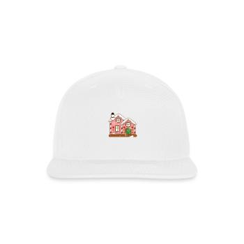 Bread house - Snapback Baseball Cap - white - Front