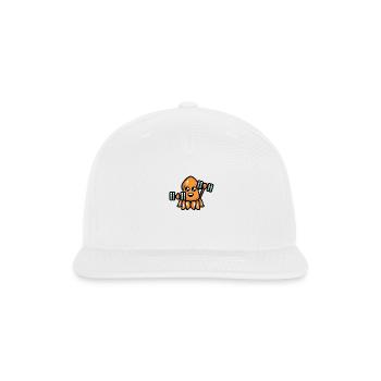 Squid Build - Snapback Baseball Cap - white - Front