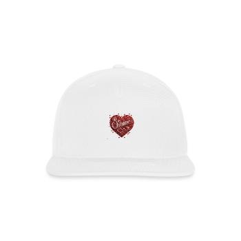 Be Mine Bliss - Snapback Baseball Cap - white - Front