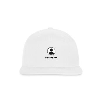 Anonymous profile - Snapback Baseball Cap - white - Front