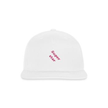 Superstar - Snapback Baseball Cap - white - Front