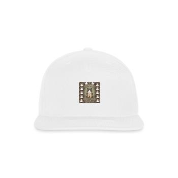 Cat, Mondays? More Like Meh-days - Snapback Baseball Cap - white - Front