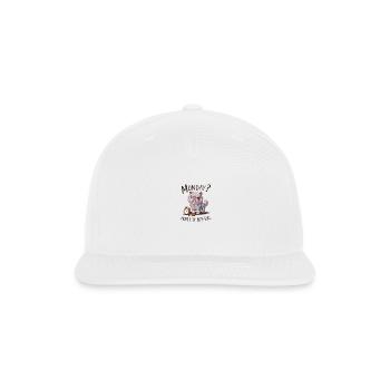 dog, Monday More like Meh-day - Snapback Baseball Cap - white - Front