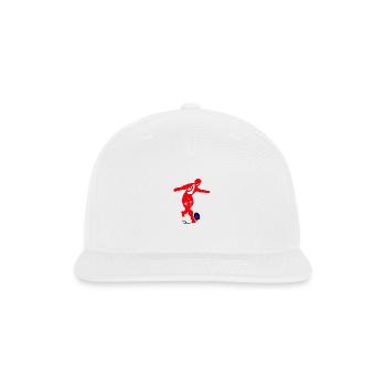 bomber - Snapback Baseball Cap - white - Front