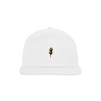 Feather Wing Design - Snapback Baseball Cap - white - Front