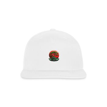 BONSAI - Snapback Baseball Cap - white - Front