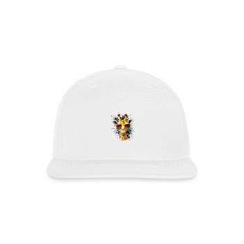 Giraffe superstar - Snapback Baseball Cap - white - Front