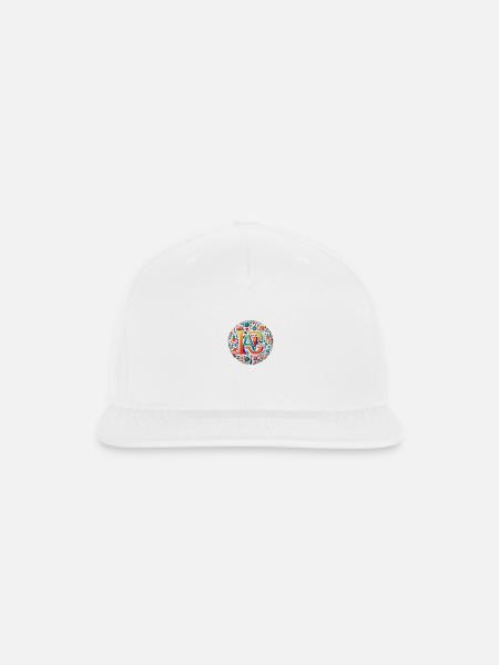 A_logo_with_the_ay_letters_beautifully_intertwined - Snapback Baseball Cap - white