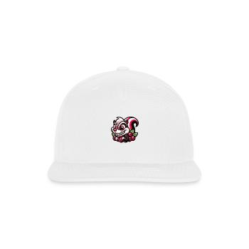 Berry Bounce - Cranberrycore Skunk Frolic - Snapback Baseball Cap - white - Front